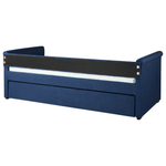 Ausziehbett Stoff LIBOURNE 80 x 200 cm Marineblau