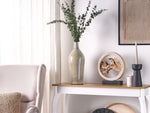 Blumenvase LEGANES Keramik 47 cm Taupe