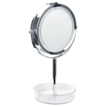 Kosmetikspiegel LED SAVOIE Weiss / Silber