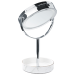 Kosmetikspiegel LED SAVOIE Weiss / Silber