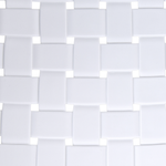 Set mit 4 Stühlen Kunststoff Weiss NAPOLI