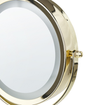 Kosmetikspiegel LED SAVOIE Weiss / Gold