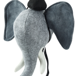 Wanddekoration für Kinder Elefant BADOU Baumwolle 36 cm Grau