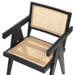 Esszimmerstuhl WESTBROOK Mahagoniholz Schwarz