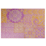 Teppich Wolle mehrfarbig orientalisches Muster 140 x 200 cm Kurzflor AVANOS