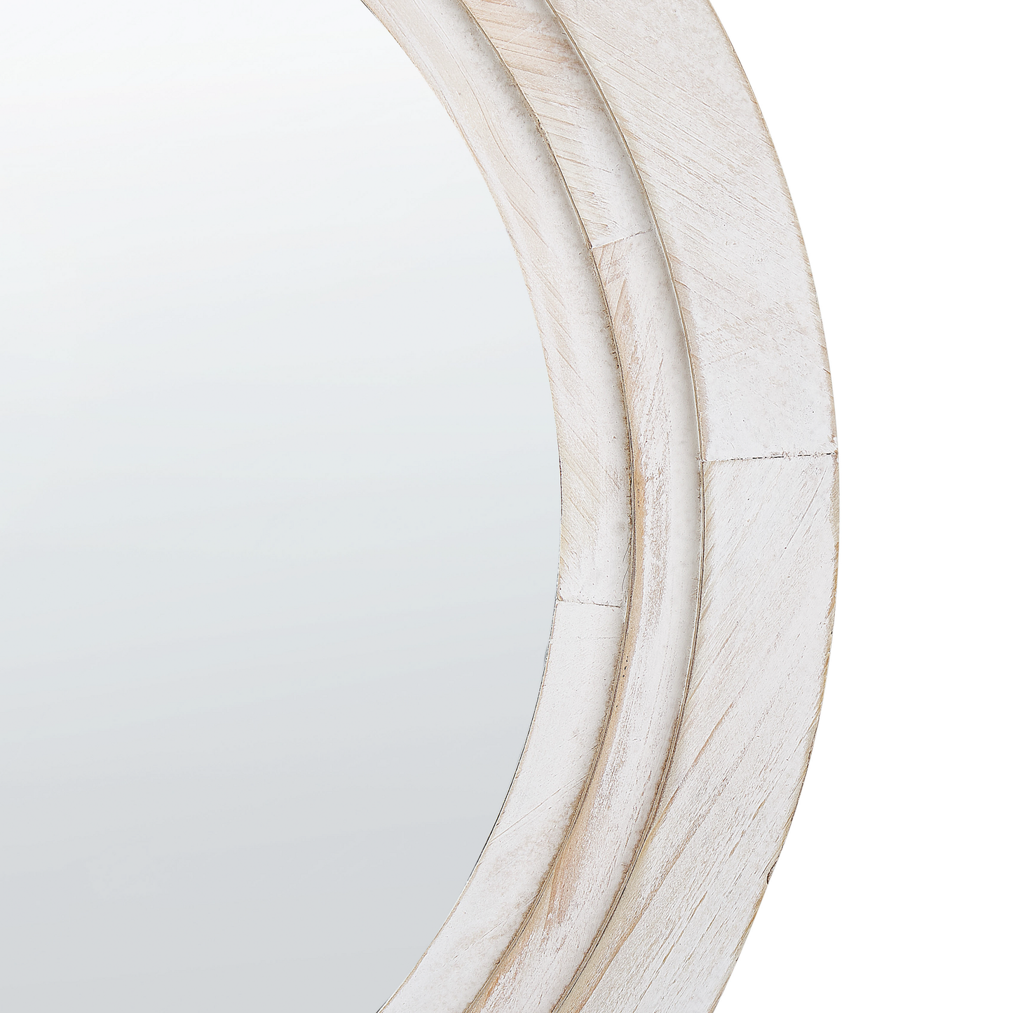 Wandspiegel DELICIAS 60 cm 60 cm Cremeweiss