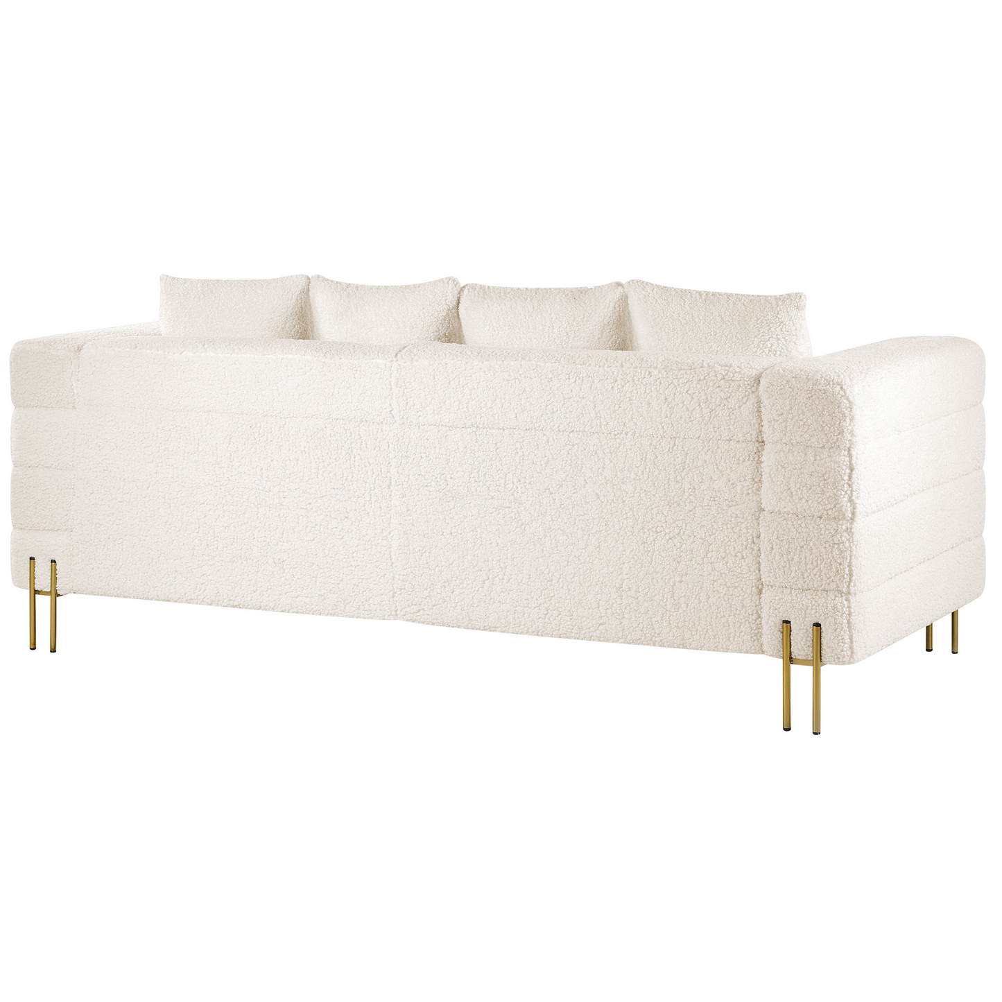 3-Sitzer Sofa Bouclé weiss GRANNA