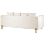 3-Sitzer Sofa Bouclé weiss GRANNA