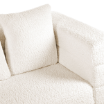 3-Sitzer Sofa Bouclé weiss GRANNA