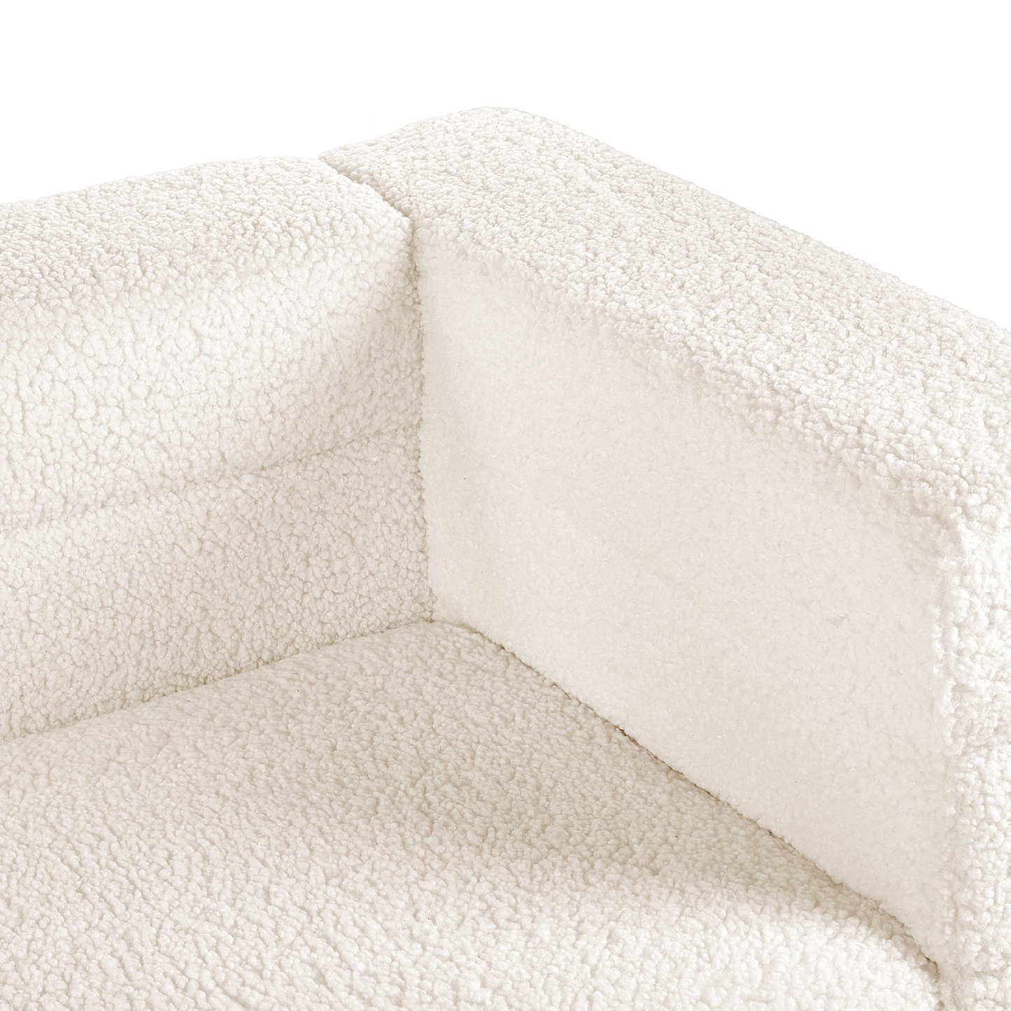 3-Sitzer Sofa Bouclé weiss GRANNA