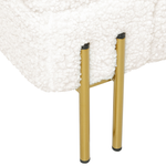 3-Sitzer Sofa Bouclé weiss GRANNA