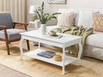 Couchtisch weiss rechteckig 55 x 101 cm HARTFORD