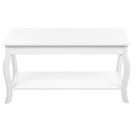 Couchtisch weiss rechteckig 55 x 101 cm HARTFORD
