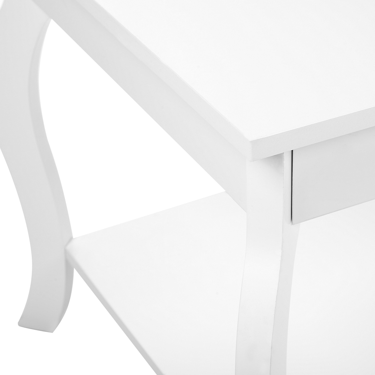 Couchtisch weiss rechteckig 55 x 101 cm HARTFORD
