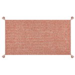 Teppich Baumwolle orange 80 x 150 cm Kurzflor MUGLA