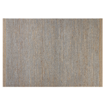 Teppich Wolle grau 140 x 200 cm Kurzflor BANOO
