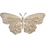 Dekofigur Schmetterling MADIUN Metall Gold