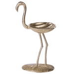Dekofigur Flamingo SANEN Metall Gold