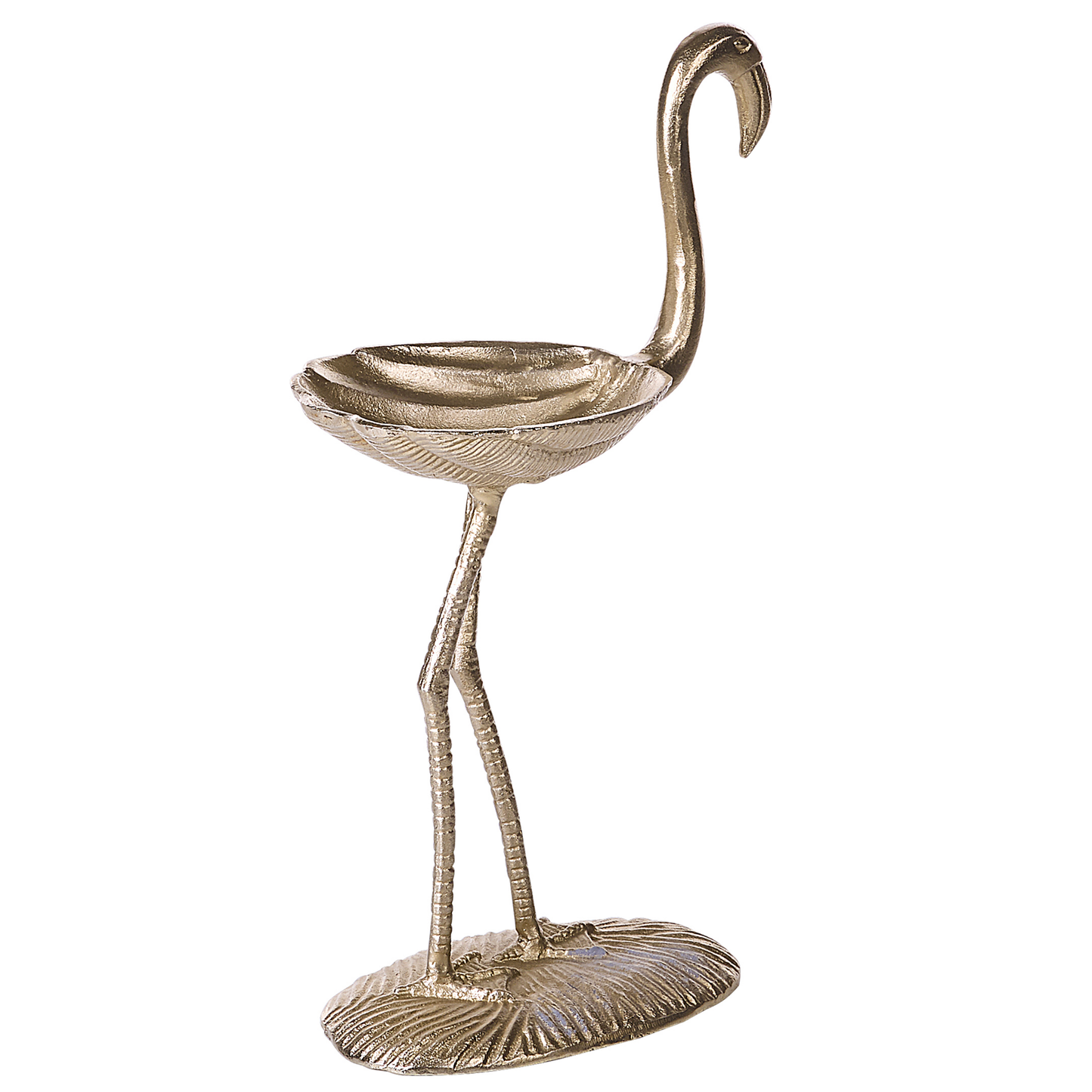 Dekofigur Flamingo SANEN Metall Gold