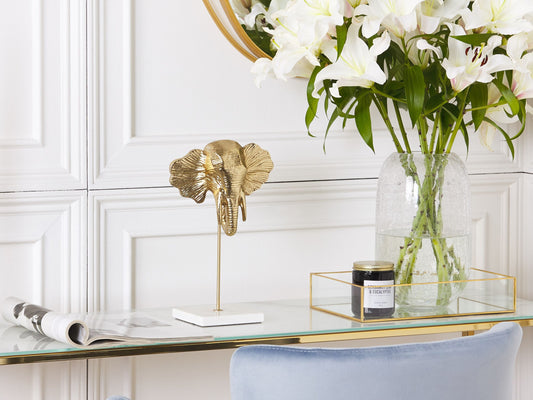 Dekofigur Elefant KASO Metall Gold