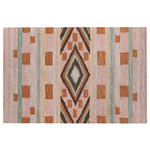 Teppich mehrfarbig geometrisches Muster 140 x 200 cm YOMRA