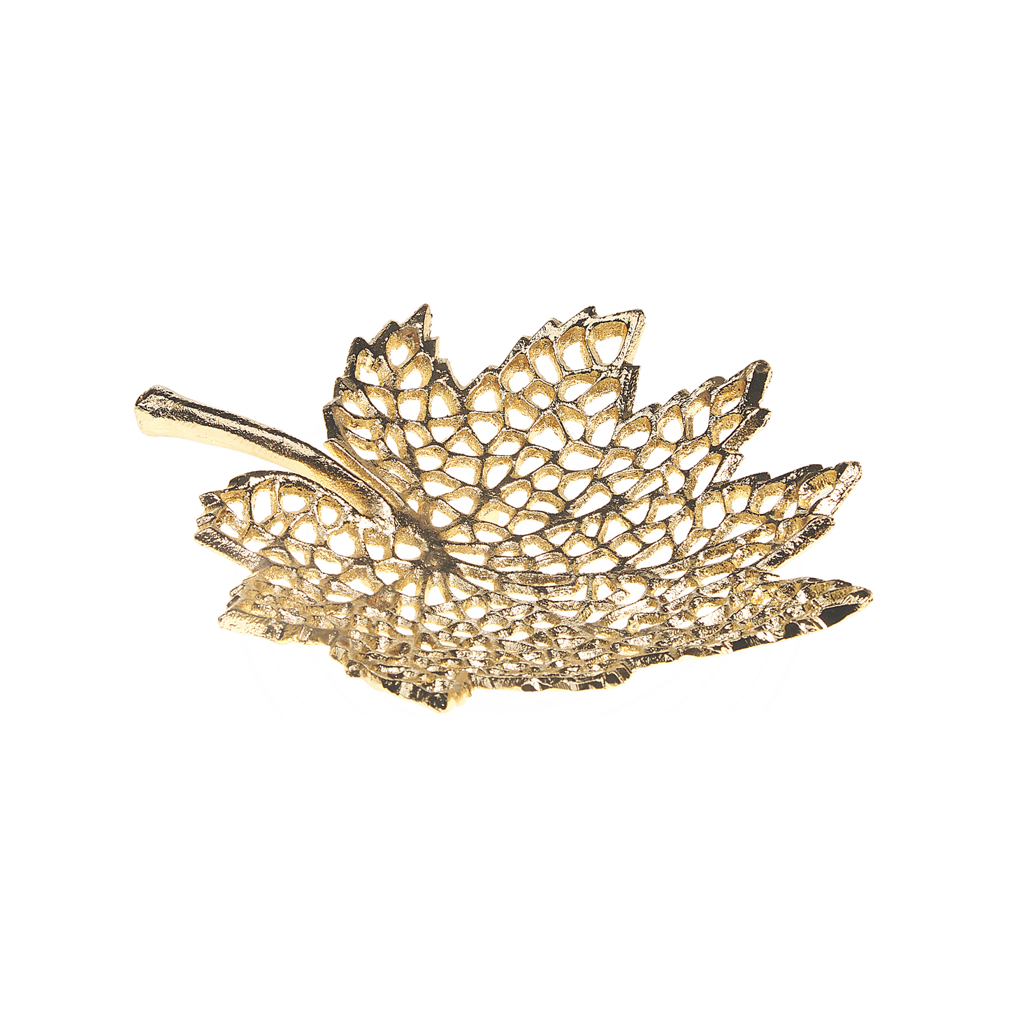 Dekoschale Aluminium gold Ahornblätter 3er Set PEMALI
