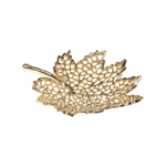 Dekoschale Aluminium gold Ahornblätter 3er Set PEMALI