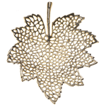 Dekoschale Aluminium gold Ahornblätter 3er Set PEMALI
