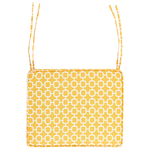Gartenstuhlkissen 6er Set TOLVE 39 x 31 cm Gelb