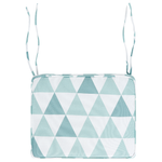 Gartenstuhlkissen 6er Set TOLVE 39 x 31 cm Hellblau