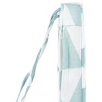 Gartenstuhlkissen 6er Set TOLVE 39 x 31 cm Hellblau