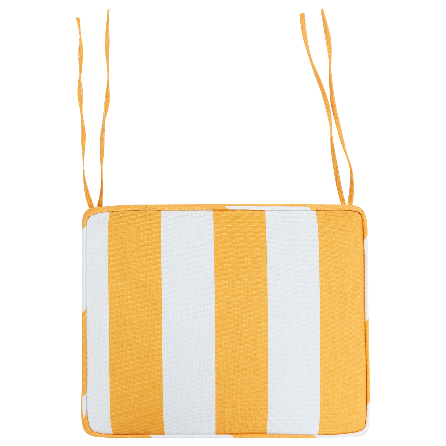 Gartenstuhlkissen 6er Set TOLVE 39 x 31 cm Gelb