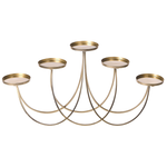 Kerzenständer BUARAN Metall 38 cm Gold