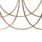 Kerzenständer BUARAN Metall 38 cm Gold