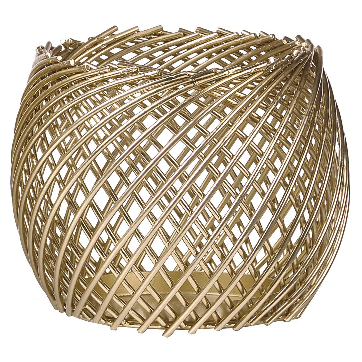 Kerzenständer 2er Set TANDUY Metall 18/22 cm Gold