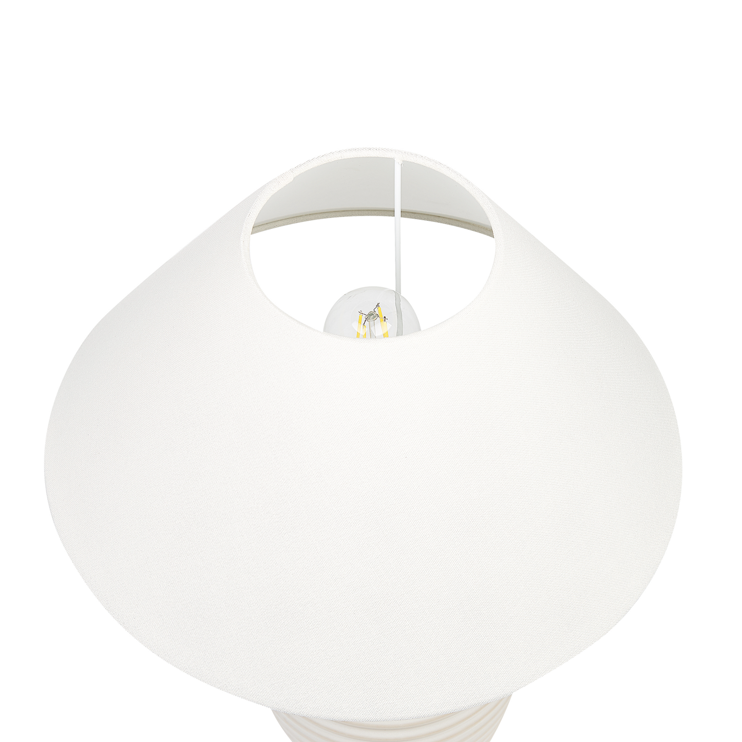 Tischleuchte CELESTE Keramik Beige