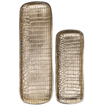 Dekoschale Aluminium gold 2er Set BRANTAS