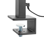 LED Schreibtischlampe klemmbar OCTANT mit Bewegungsmelder Metall Schwarz