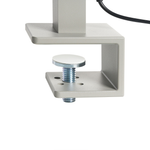 LED Schreibtischlampe klemmbar OCTANT mit Bewegungsmelder Metall Silber