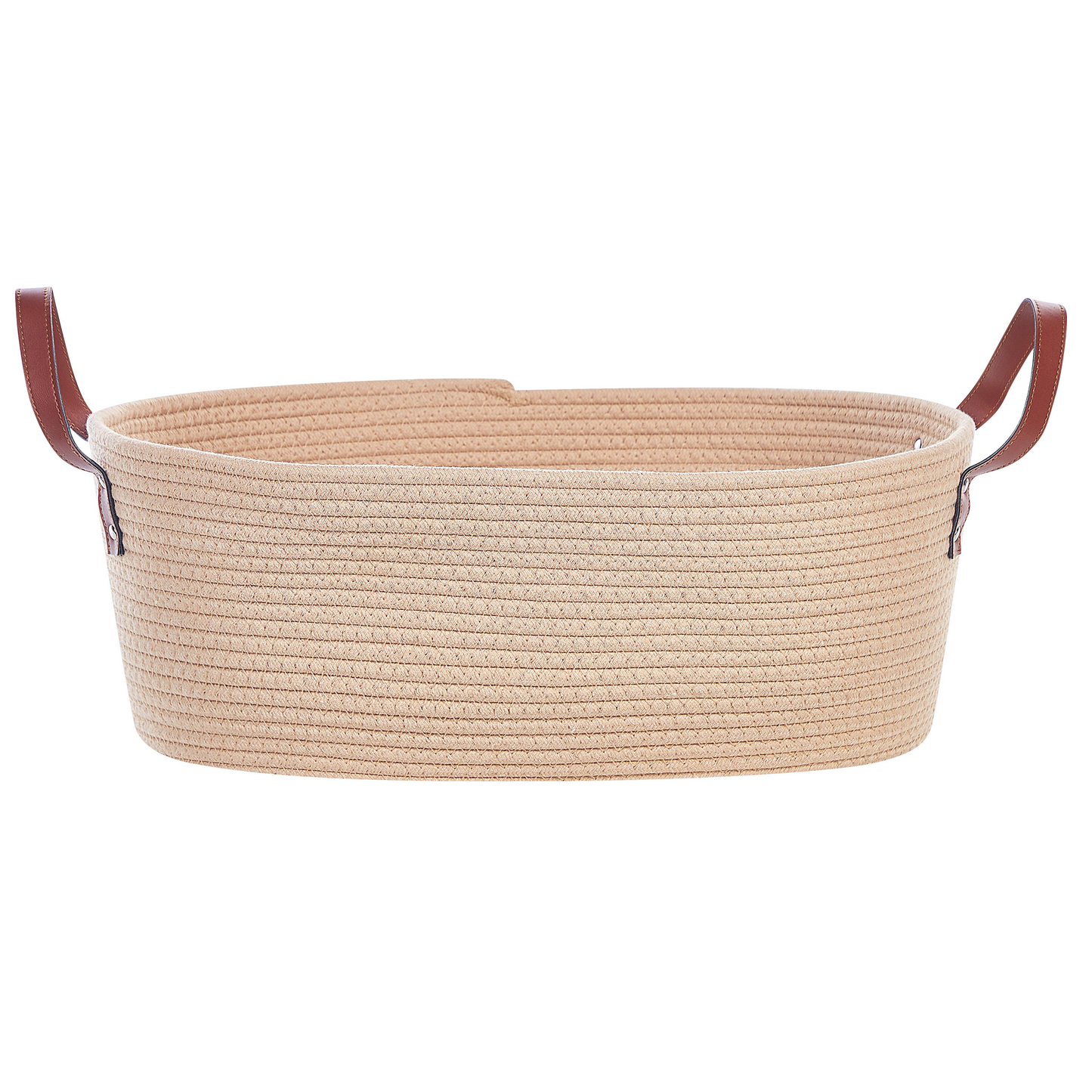 Aufbewahrungskorb Baumwolle hellbeige 2er Set GISSAR