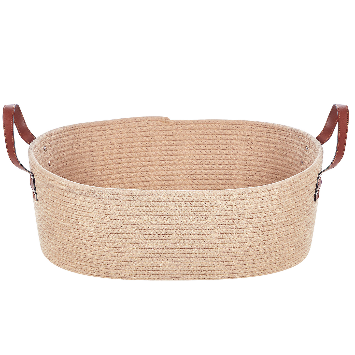 Aufbewahrungskorb Baumwolle hellbeige 2er Set GISSAR