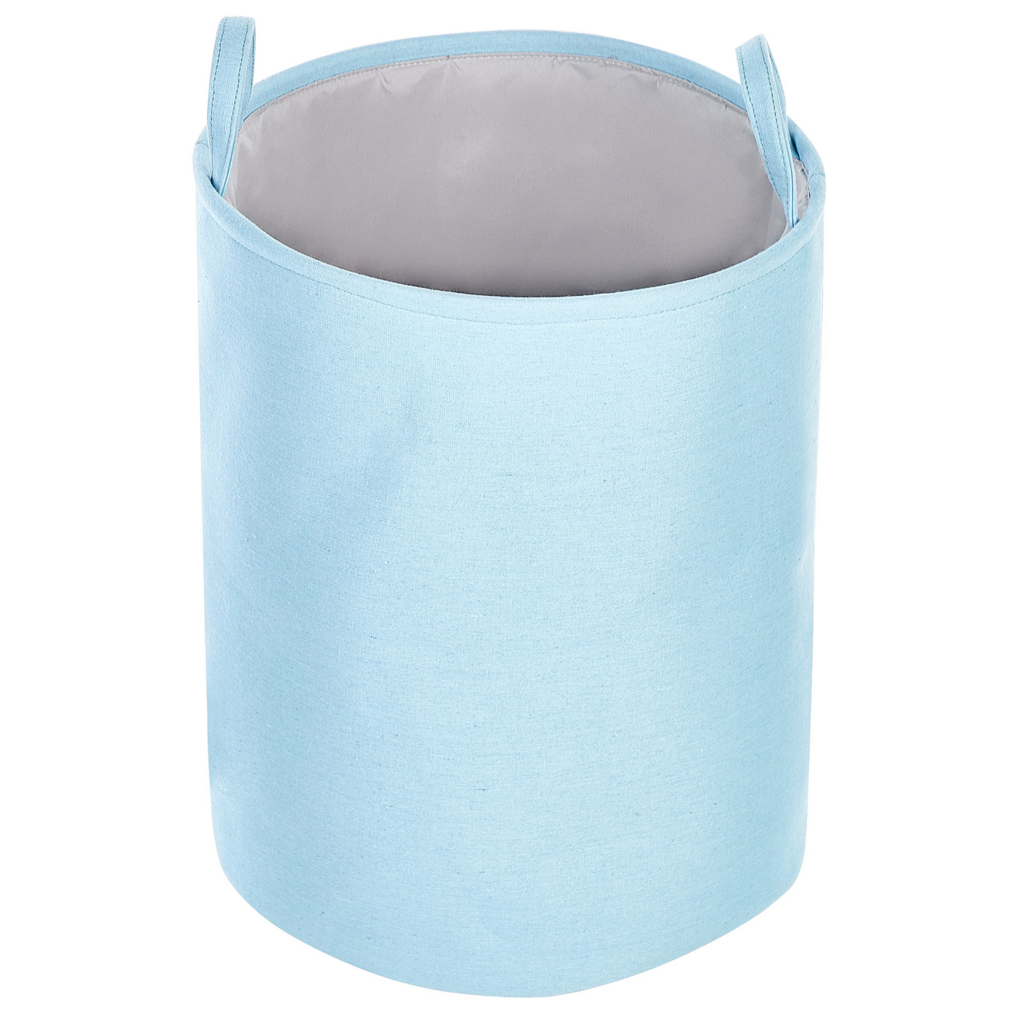 Textilkorb mit Kordelzug hellblau 3er Set ARCHA