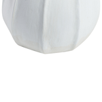 Dekovase KAMPAR Keramik 30 cm Weiss