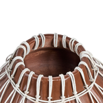 Dekovase KLUET Keramik 22 cm Braun