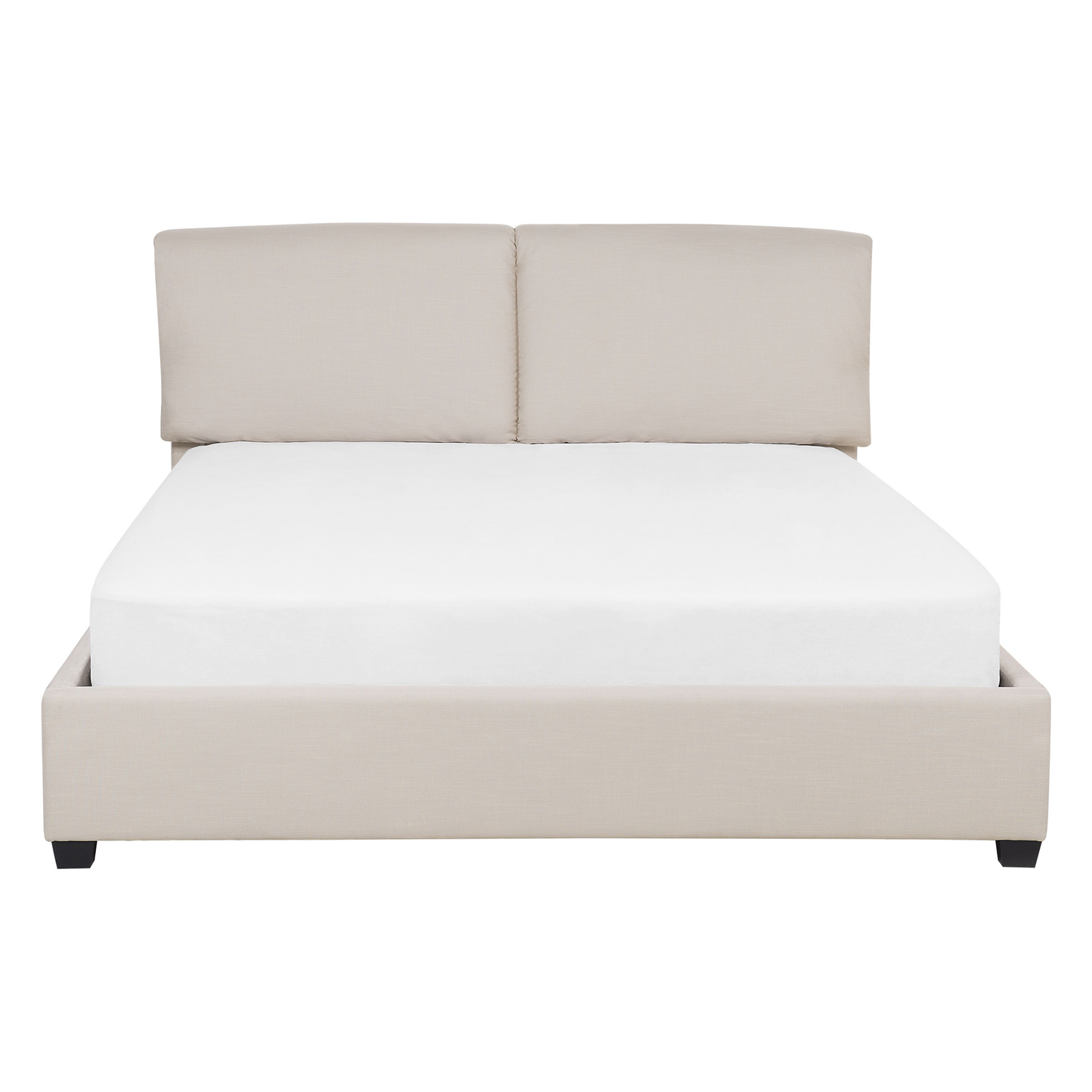 Wasserbett Stoff BELFORT 140 x 200 cm Hellbeige