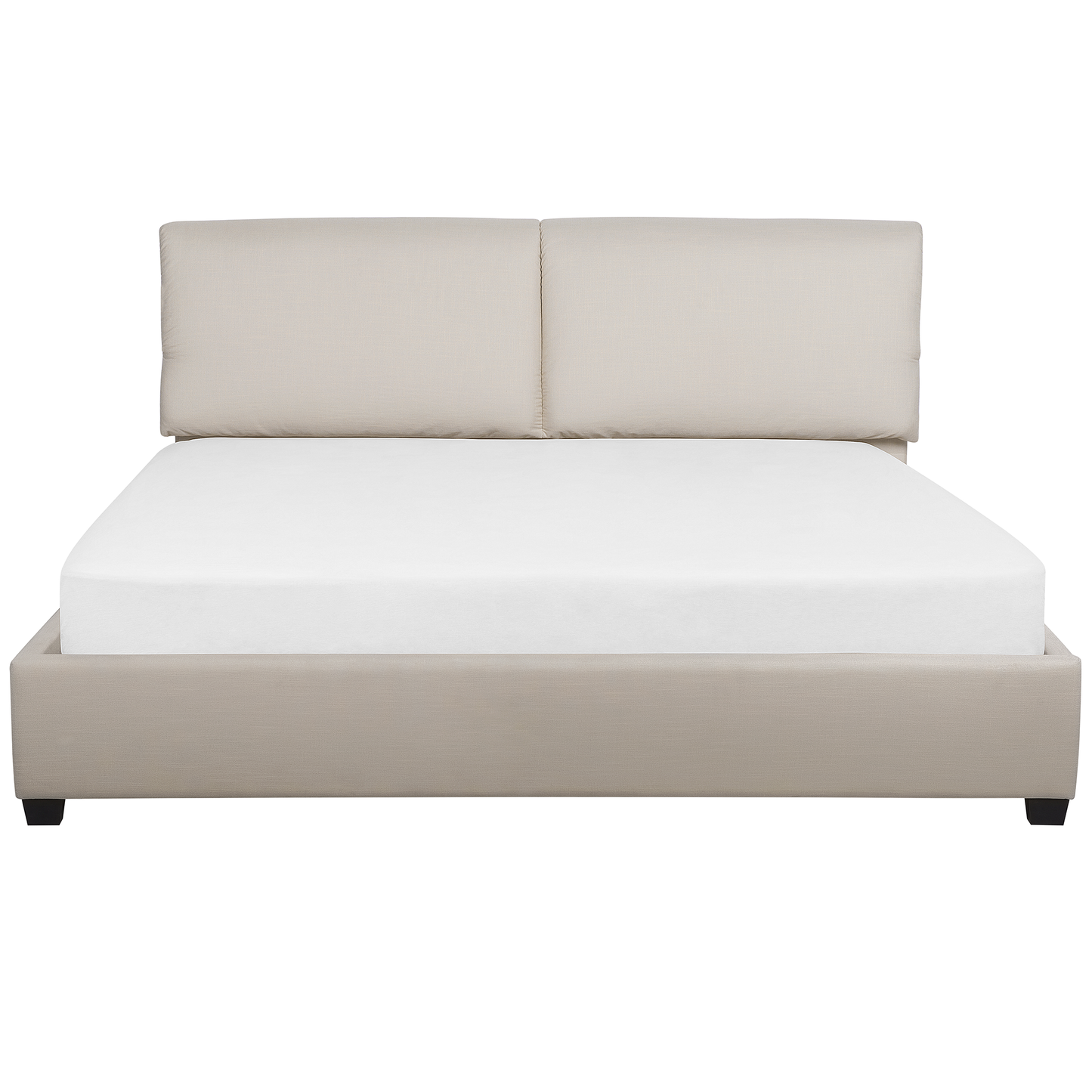 Wasserbett Stoff BELFORT 180 x 200 cm Hellbeige
