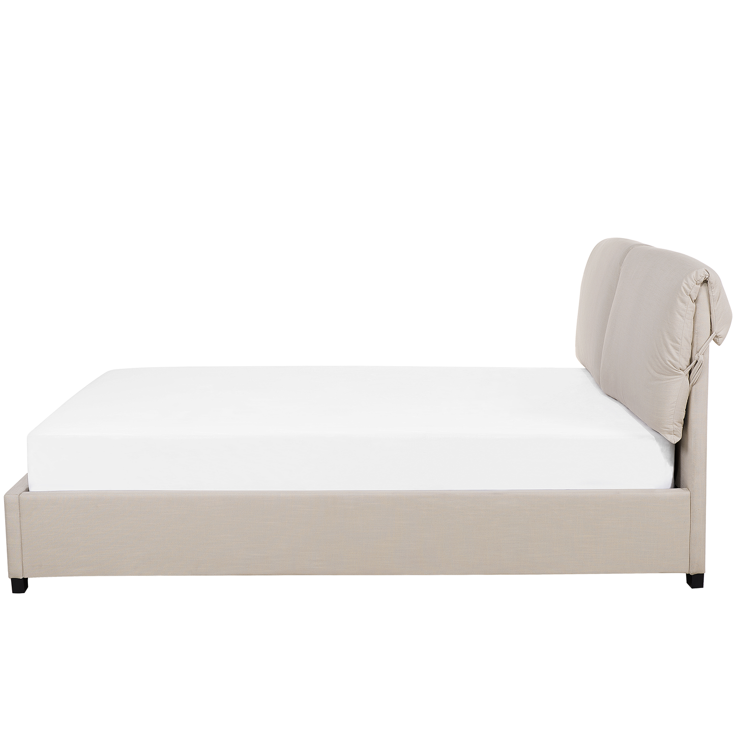 Wasserbett Stoff BELFORT 180 x 200 cm Hellbeige