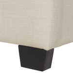 Wasserbett Stoff BELFORT 180 x 200 cm Hellbeige