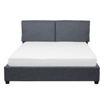 Wasserbett Leinenoptik grau 140 x 200 cm BELFORT