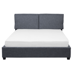 Wasserbett Leinenoptik grau 160 x 200 cm BELFORT